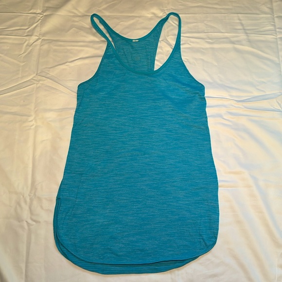 lululemon athletica Tops - Frisby Blue Lululemon Racerback Tank Top